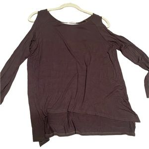 Olive colored top womens L